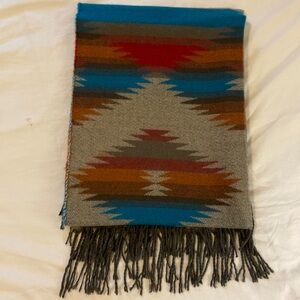 Boutique Aztec Print Blanket Scarf